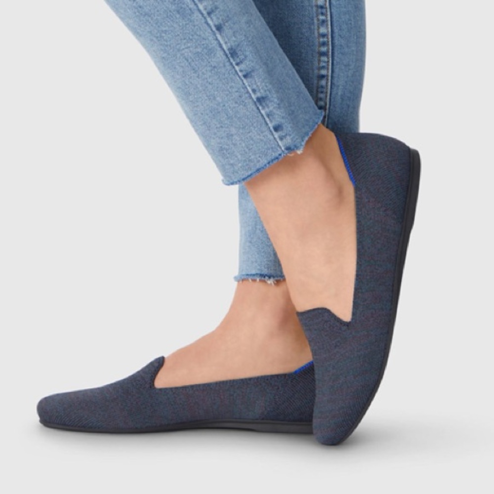 Rothy’s Navy Heather loafer